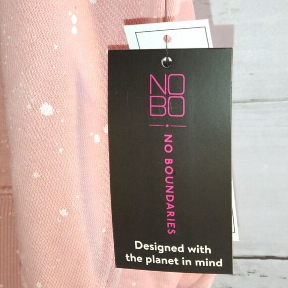 Womens Juniors Splatter Sweatshirt Top - Picture 6 of 6